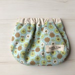 ＊SALE＊パックンポーチ （12） YUWA花柄  ペパーミントグリーン