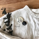 刺繍ブローチ 2個セット