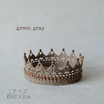 《現品限り即納可能》メモリアルクラウンLサイズ "green gray"