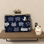 訳あり 猫 がま口財布 カードケース