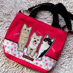  nさまオーダー品・シーズーショルダートートバッグ