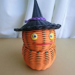 ハロウィンのかぼちゃ2段（エコクラフト）