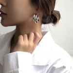 \再販❤️50超 /3連 フープピアス シルバーorゴールド