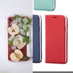 専用ページshu211様《iPhoneXR手帳型クリアシルバー》《氷》