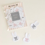 送料無料☆ サンキューシール うさぎ型 48枚  thank you