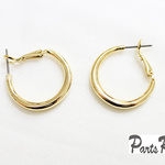 【2個入】フープピアス【チタンポスト・バネ式キャッチ】-mt-2372