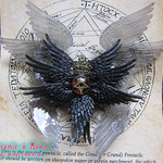 【オーダメイド/受注生産】【Lucifer+】十四翼湾曲翼堕天使ルシファー（ゴシックロリィタ/ゴスロリ/レジン/ハロウィン/五芒星/羽/翼/悪魔）x Balsamic x Moon x