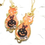 にゃんこのハロウィンネックレス