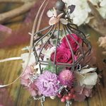 再販可☆RoseBONBON　＊　鳥かごアレンジメント