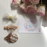 ［送料無料］ベビー ヘアクリップ ３個セット