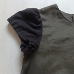 "sale"r280プチちょうちん袖のAラインワンピース(90)