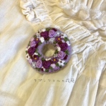 刺繍ブローチ  ラプンツェルの花冠