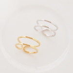Double line Pinky ring Free size