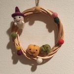 yuka様専用　もこもこハロウィンリース