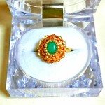   クリソプレーズ フレーミング リング