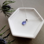 Silver925 Pendant ■ オーバル　8×6mm ■ タンザナイト