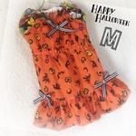 現品限り☆ハロウィンわんちゃんワンピース／M