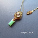ガーデンクォーツ＆クリソプレーズペンダント
