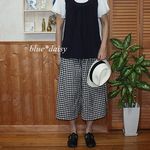 綿　ガウチョパンツ