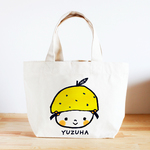 名入れ　トートバッグ　柚　YUZU  キッズトートバッグ（ゆずちゃんBABY）