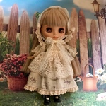 naginagi様専用  送料込 グレー紫小花柄   ブライス  アウトフィット