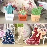 bo様オーダー作品、多肉ちゃん&クリスマス