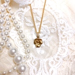 ヴィンテージ パンジーペンダント