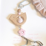 pink ひよこちゃん  シューズクリップ シューズピンチ 歯固め シューズクリッパー 単品