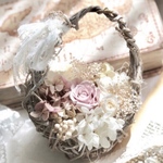 エッグ リース ＊ フレンチアンティーク ／フラワーアレンジメント 結婚祝い  誕生日プレゼント  