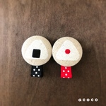 【再再再再再再販】♡2コセット♡おにぎりヘアクリップ(のり&うめぼし)