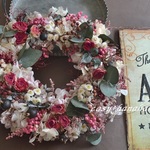 ドライローズの華やぎwreath