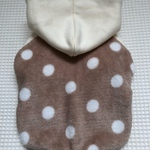 犬服!!フリースボアドットブラウン☆XS.S.M.DXS. DS.DM