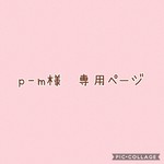 【p‐m様　専用ページ】※他のお客様のご購入は、ご遠慮下さい