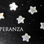 再入荷[6個]星降るホワイトシェル白蝶貝(小)マザーオブパール☆天然石スター☆M-S11-S