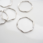 6個☆ラウンド ツイストリング  シルバー