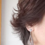 まるでピアス✨ 秋美人 🎊痛くない❗️挟むだけ❗️ｽﾄﾚｽﾌﾘｰｲﾔﾘﾝｸﾞ❇( 1ペア販売です)
