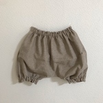 リネンのかぼちゃパンツ