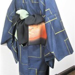 正絹･兵児半巾帯(き)・長尺･当店オリジナル品･再販はありません