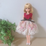 71 【再販 55】リカちゃんワンピース☆ハンドメイド 