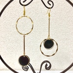 アシンメトリー 大ぶり ピアス イヤリング