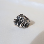 滴りイヤーカフ  カオティックブレインシルバーアクセサリー