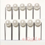 送料無料◆10mm パールUピン 10本セット