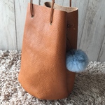 harumiさま専用　レザー巾着 ◆ブラウン