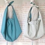 4way✨BIG✨リバーシブルあずま袋風トートバック✨エコバック✨クルクル丸めてコンパクト✨