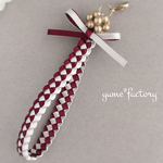 金の実︎︎◌　リボンレイ　ストラップ　