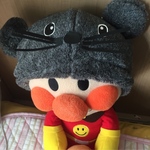値下げ ねずみの帽子  ふわふわもこもこ生地 親子でお揃い。2個セット