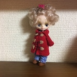 ダッフルコート 赤