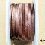 丸革紐 1.0mm×2m ブラウン　革紐 レザーコード
