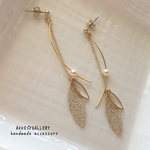 ☆Leaf・マーキス揺れるピアス／イヤリング☆ゆらゆら揺れる