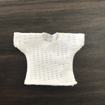 オビツ11 mesh 白T シャツ